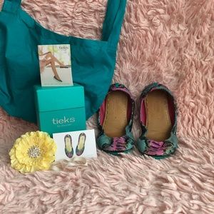 Tieks SZ 8 Electric Snake EUC